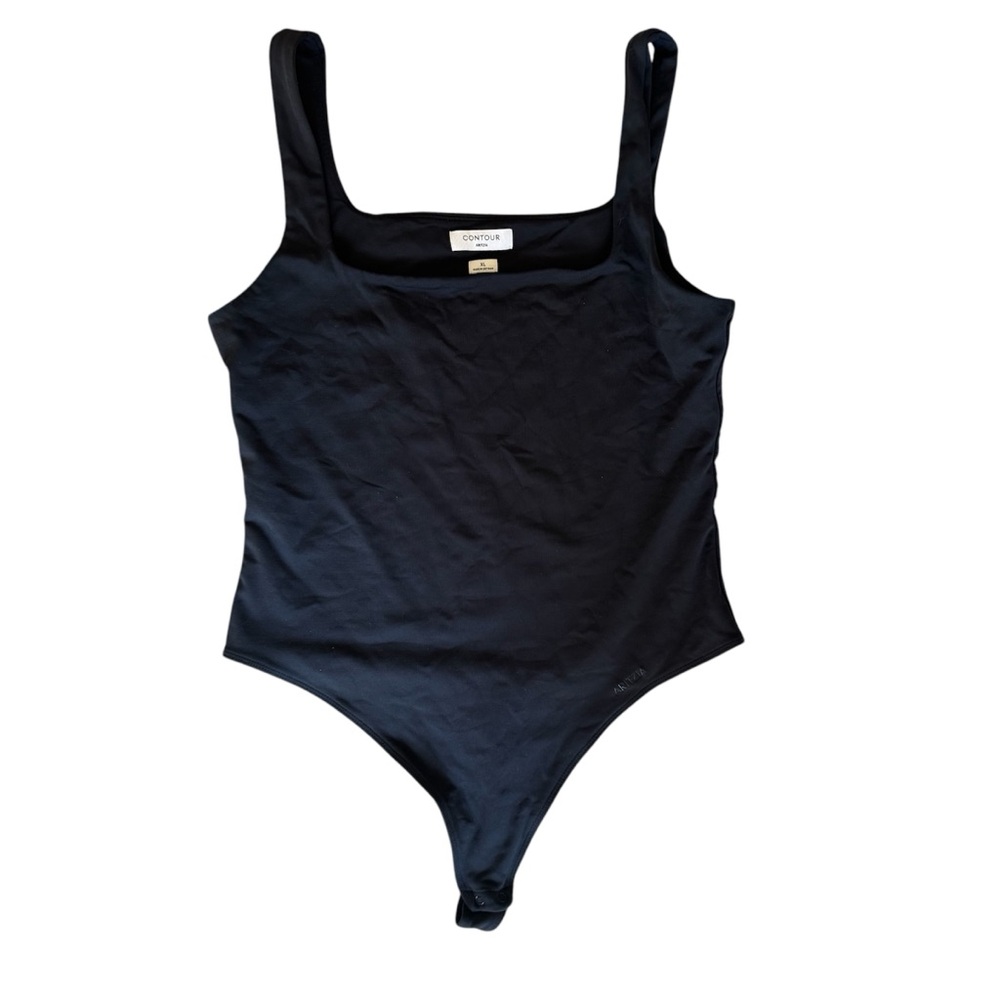 Aritzia Contour Square Neck Bodysuit | Size XL| Black